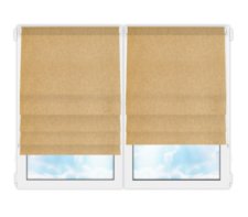 Римские шторы Шале охра Compact цена. Купить в «Мастерская Жалюзи»